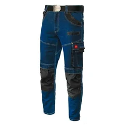 Art.mas Delovne hlače Jeans Stretch modre M