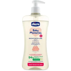 Chicco Sensitive micelarni šampon-šampon za kupanje 500 ml, roze boje
