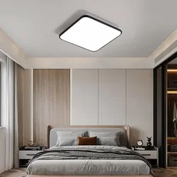 Huipujinggong Plafonska lampa LED, 40×40 cm, 50 W, Crna