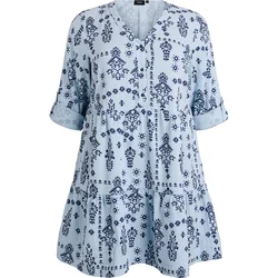 Zizzi Obleka Viva modra/temno modra