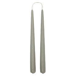 Dekorativna sveča OYOY Fukai Candles M 2-pack siva barva