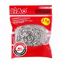 LIAO Žica za Sudove H130024 – Inox Žica za Ribanje Šerpi/ Tiganja i Posuđa 15 g
