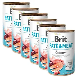 Konzerva Brit Paté & Meat Salmon 6x400 g