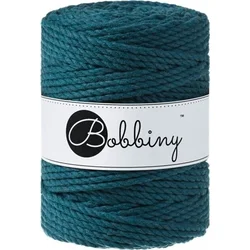 Bobbiny 3PLY Macrame Rope 5 mm Peacock Blue Vrvica