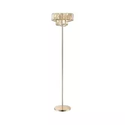 Zuma Line F0496-03G-F7AC - Stojeća lampa HELIOS 3xG9/33W/230V zlatna