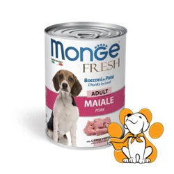Monge Fresh Adult Pork 400g, Vlažna Hrana sa Svinjetinom za Odrasle Pse