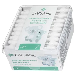 LIVSANE Baby štapići za uši sa graničnikom