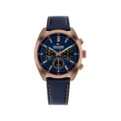 Tommy Hilfiger Muški hronograf sat, Rose gold-plavi
