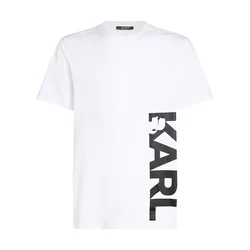 Karl Lagerfeld Majica črna/bela