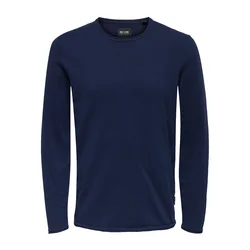 Only & Sons Pulover temno modra/črna