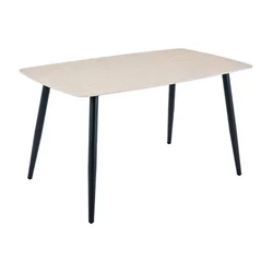 MASTER Sto trpezarijski keramički 140x80x76cm TRAVERTINE GDT014B-3 bež