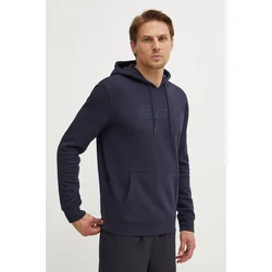 Guess pulover s kapuco moški z bombažem ALDWIN