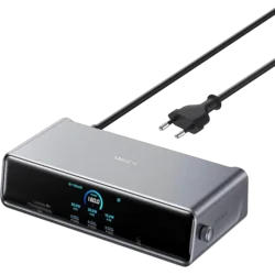 ANKER Prime polnilna postaja 14v1 140W Triple Display siva – A83B33A1