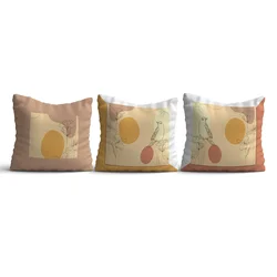 Aberto Design Set 3 jastuka 43x43cm Šareni