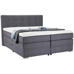 Moderano BOXSPRING POSTELJA 160 cm x 200 cm , tekstil modrosiva