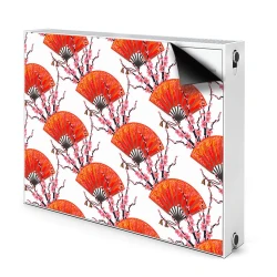 tulup.si Pokrov za radiator PVC Japonski oboževalci 80x60 cm