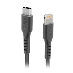 SBS Kabel USB-C - Lightning za iPhone 1 m - črn