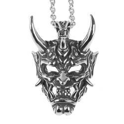 Obesek Evil Dragon Head Men - SS8-890P Steel