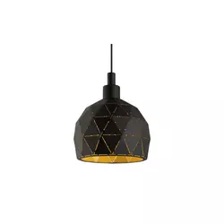 Viseća lampa Roccaforte 1 crna