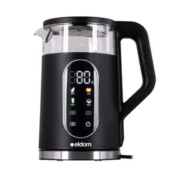 slomart ELDOM C560 NUVIA grelnik vode, kontrola temperature, 1,7 L, steklo/plastika