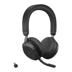 Slušalice Jabra Evolve2 75 MS Stereo / Bluetooth / Bežične / ANC / Black