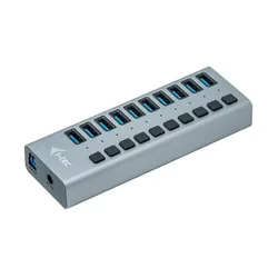 I-TEC USB 3.0 hub z možnostjo polnjenja, 10 vrat