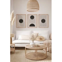 Wallity slika 3Dartsoho51, 3 dijela, 33 x 48 cm