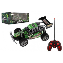 Avto RC Buggy hitrostna plastika 23cm 27MHz na baterije zelena