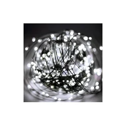 LED spoljašnja novogodišnja girlanda 1000xLED/230V 8 funkcija 53 m IP44 hladno bela + daljinski upravljač