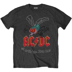 AC/DC Majica Fly On The Wall Tour Unisex Charcoal M