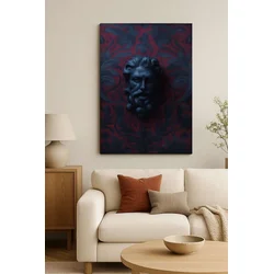 Wallity Dekorativna slika na platnu, 50x70cm, Šarena