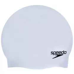 Speedo PLAIN MOULDED SILICONE CAP, kapa za plivanje, siva