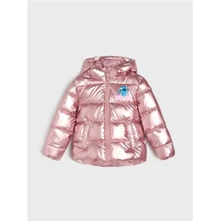 Sinsay - Postavljena jakna od blago sjajnog materijala Stitch - prljavo roze