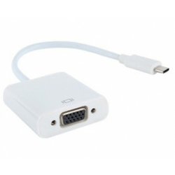 E-GREEN Adapter USB 3.1 tip C (M) - VGA (F) beli OST03448