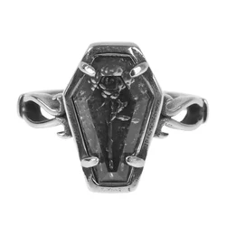 Prstan Coffin With Flower - DZJZ032 clear