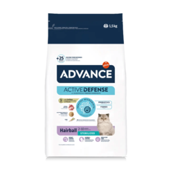 Advance Cat Hairball&Sterilised - Turkey&Rice 1.5kg