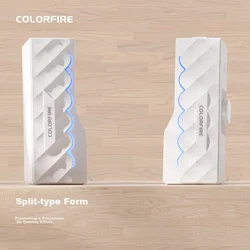 Colorfire Desktop zvučnici FS-D2101, RGB, Beli