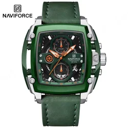 Sat NAVIFORCE TU-38628 - Zelena / Srebrna KP38628