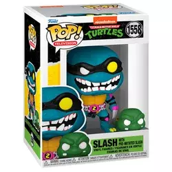 POP&Buddy: TMNT S4 - Slash & Pre-mutated, želva Slash
