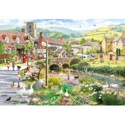 Gibsons - Puzzle Puddle Ducks in veslanje - 500 kosov