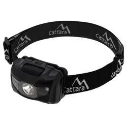 LED čelna lampa sa crvenim svetlom LED/3W/3xAAA IP44 crna