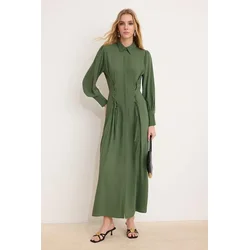 Trendyol Modest Ženska haljina Tctss26Eb00040, Kaki