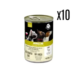 Pet Republic Vlažna hrana za pse, Jagnjetina, 400g, 10 komada