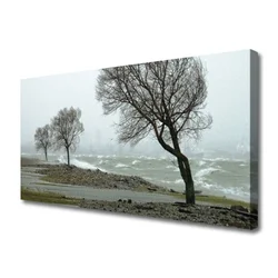 tulup.si Slika na platnu Sea storm waves 140x70 cm