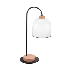 Kolarz A1352.71.G - Stona lampa NONNA 1xE27/60W/230V hrast/bela/zelena