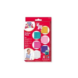 Set plastelinov, 6x42 g, FIMO Kids Color Pack, 6 barv, za punce