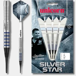 UNICORN | Gary Anderson | Silver Star GA3 | Softtip puščice