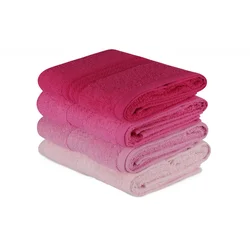 LEssentiel Maison Set peškira Rainbow, 50x90cm, 4 komada, Roze