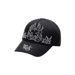 Ed Hardy Kapa Flaming Skull 6 črna