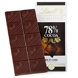 LINDT Temna čokolada 78 % kakava 100 g -